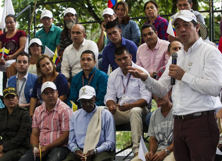 El director de la Unidad de Restitución de Tierras, Ricardo Sabogal Urrego. FOTO Jaime Pérez