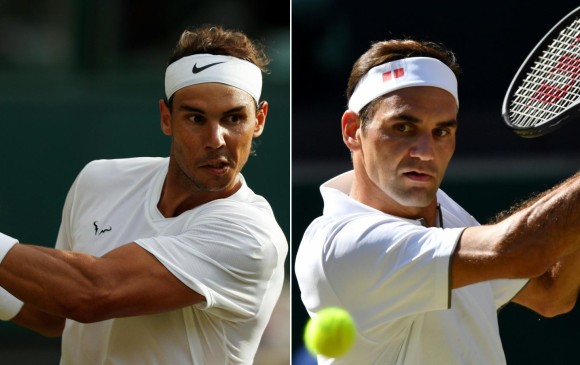Federer lleva ventaja de 2-1 ante Nadal en duelos sobre césped. FOTO: AFP