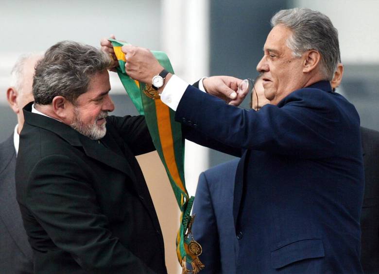 Imagen de 2003. Lula da Silva y Fernando Henrique Cardoso. FOTO: AFP