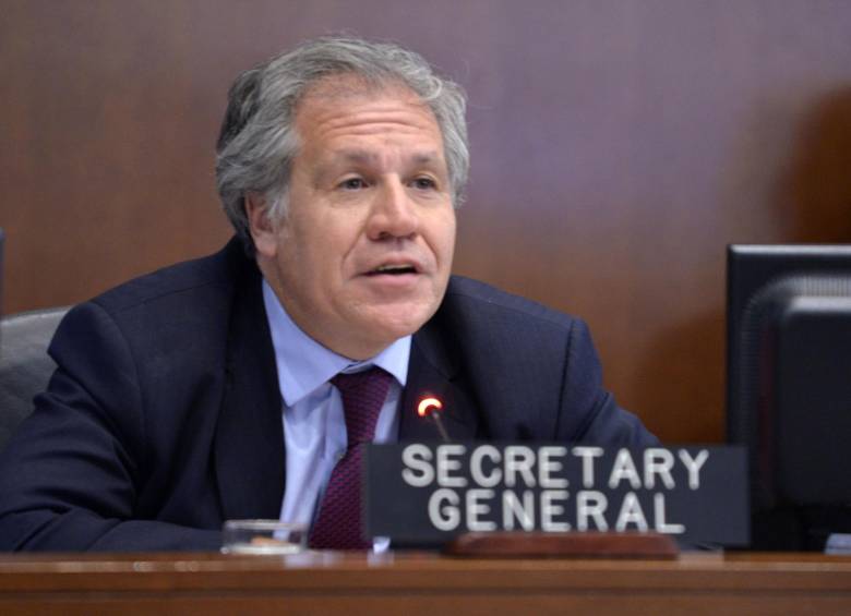 Luis Almagro, secretario general de la Organización de Estados Americanos. FOTO EFE