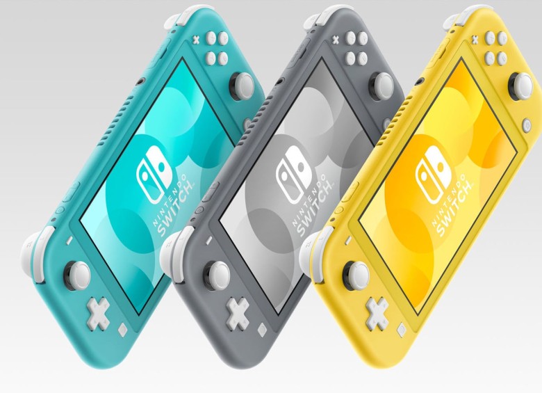 La nueva consola de la compañía japonesa llegará en tres colores: turquesa, gris y amarillo. Foto: Nintendo. 