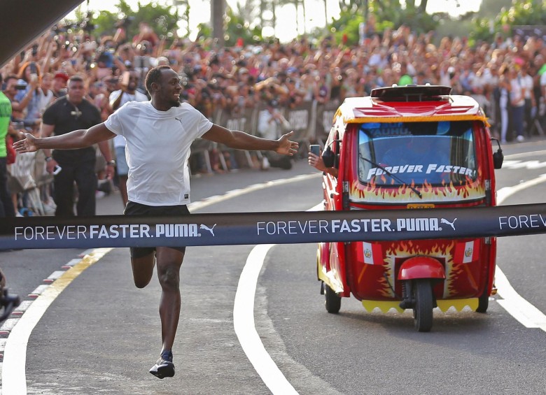 Usain Bolt inaugurará la pista de atletismo de los próximos Juegos Panamericanos de Lima 2019. FOTO AFP