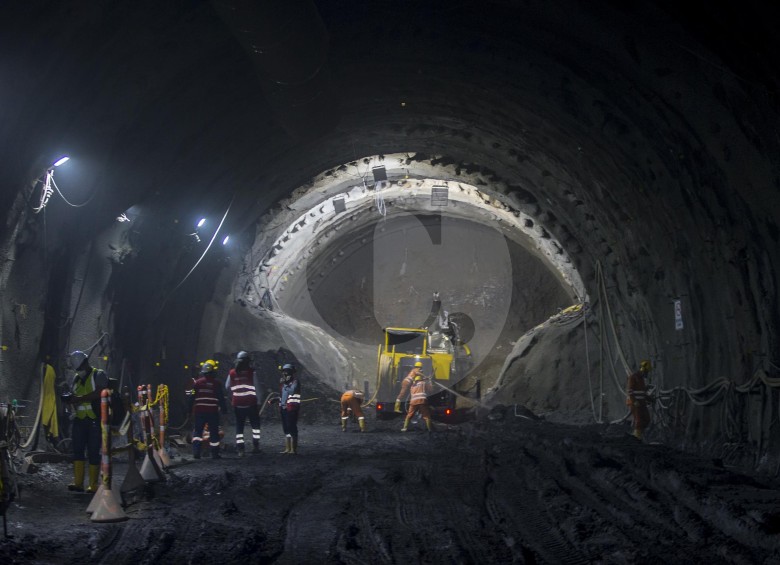 El Toyo será el túnel más largo de Colombia con 9,8 kilómetros de longitud. Superará por 1,2 kilómetros al de La Línea, aún en construcción. FOTO: JUAN ANTONIO SÁNCHEZ