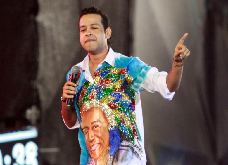 El Gran Martín Elías durante una presentación en el Festival de Orquestas de Barranquilla, en 2014. FOTO: archivo.