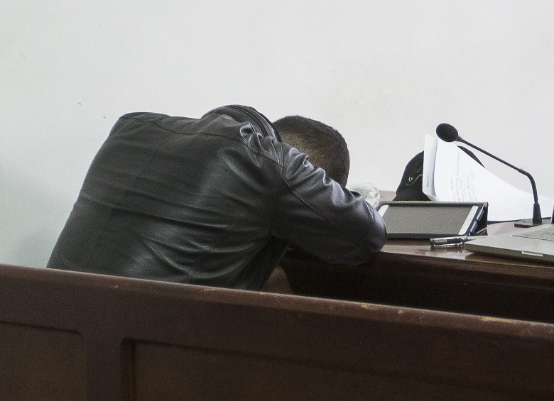 El militar Richard Pérez en audiencia tras su captura en 2016. FOTO ROBINSON SÁENZ