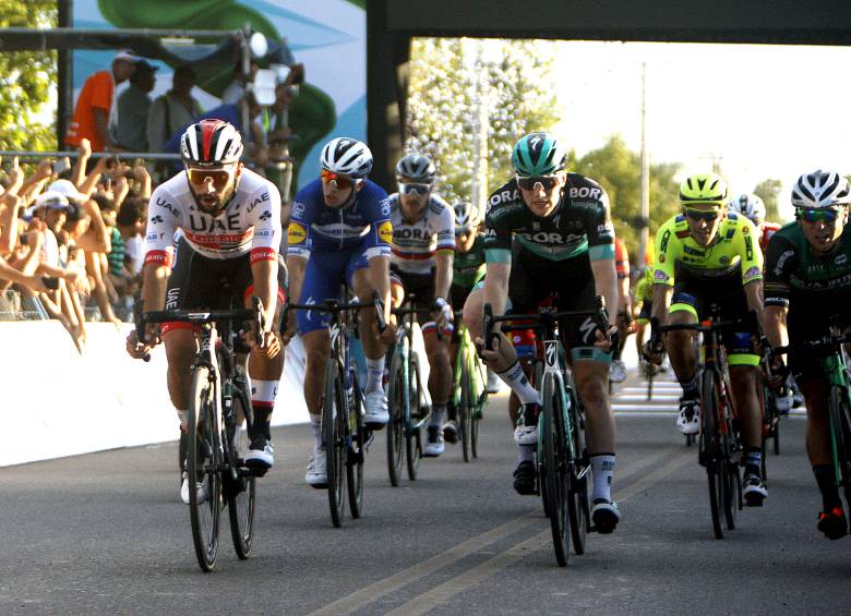 Este es el momento del triunfo de Gaviria. FOTO COLPRENSA
