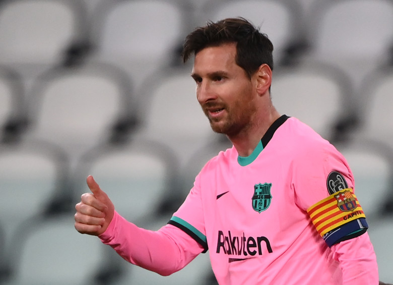 El argentino Lionel Messi tuvo uno de sus mejores partidos de la temporada y fue la figura del Barcelona. FOTO afp