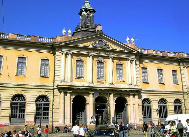 Edificio de la Bolsa de Valores, Estocolmo, Suecia. Donde está el Museo Nobel. Foto: Wikipedia
