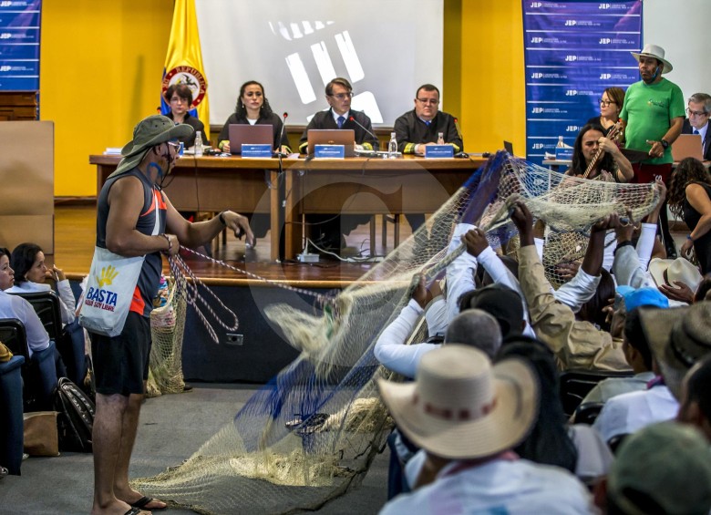 La JEP ha realizado dos audiencias públicas en Medellín. FOTO Juan Antonio Sánchez