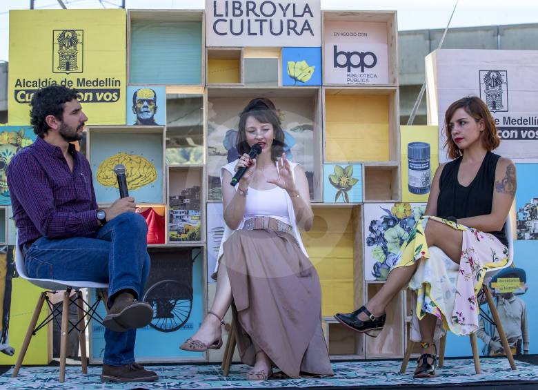 Diego Aristizábal, Lina Botero y Yessica Prado. FOTO juan antonio sánchez