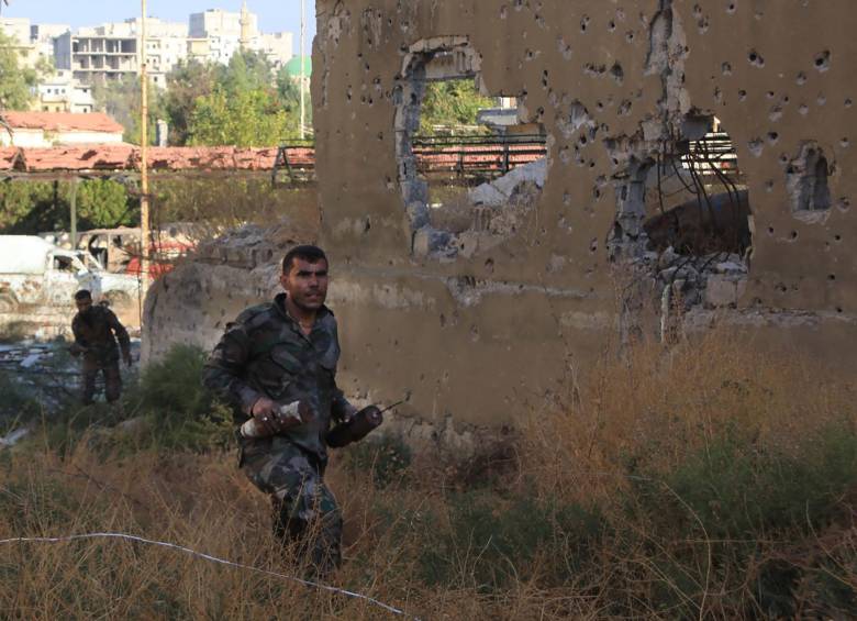 El pasado 22 de septiembre las fuerzas gubernamentales sirias, apoyadas por la aviación rusa, comenzaron una ofensiva militar contra el este de la ciudad de Alepo. FOTO AFP