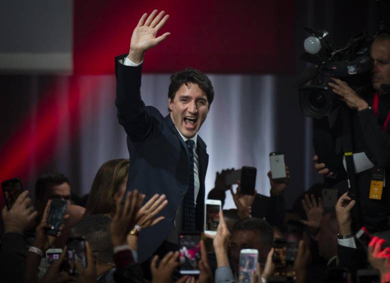 El primer ministro de Canadá, Justin Trudeau, ya no tiene la ventaja de la juventud ni la novedad que lo impulsaron al poder en 2015. FOTO AFP