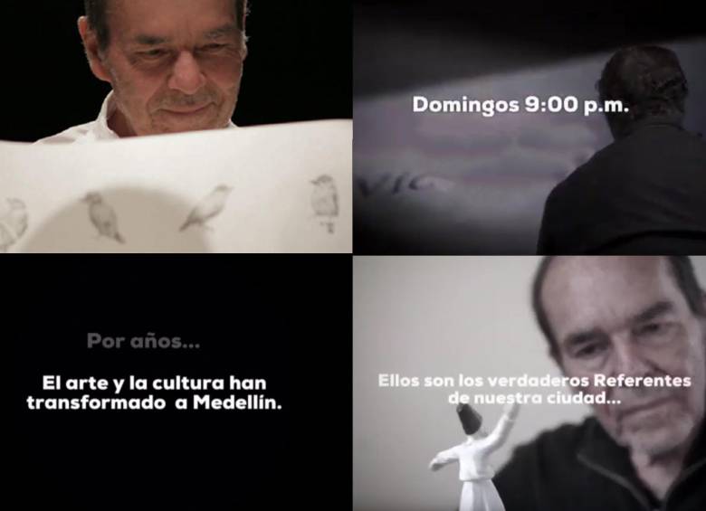 Cada capítulo tiene una duración de 24 minutos. El maestro Luis Fernando Peláez fue el protagonista del primero, que se vio este domingo. FOTO cortesía Referentes
