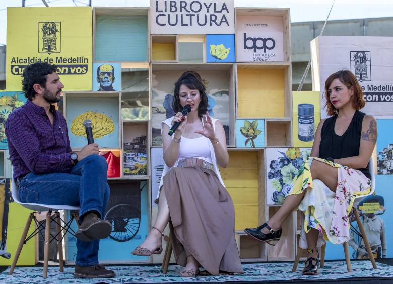 Diego Aristizábal, Lina Botero y Yessica Prado. FOTO juan antonio sánchez