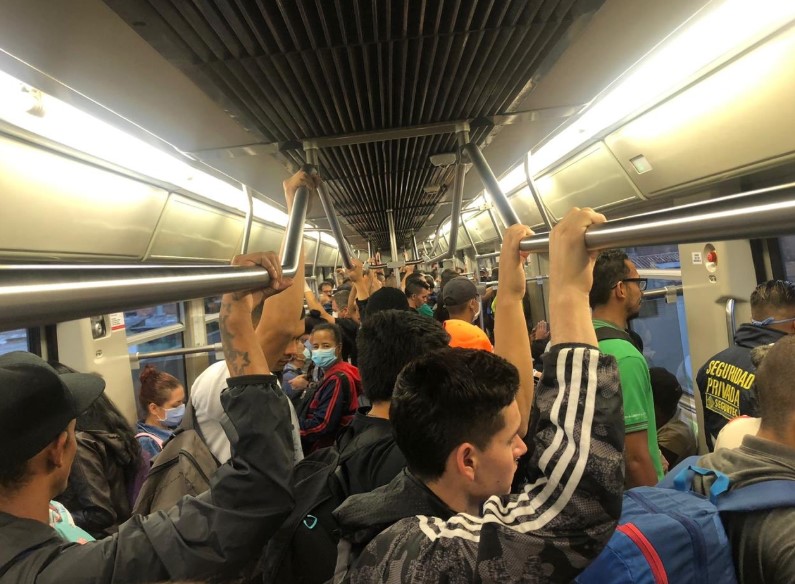 Tren del metro de Medellín. FOTO CORTESÍA