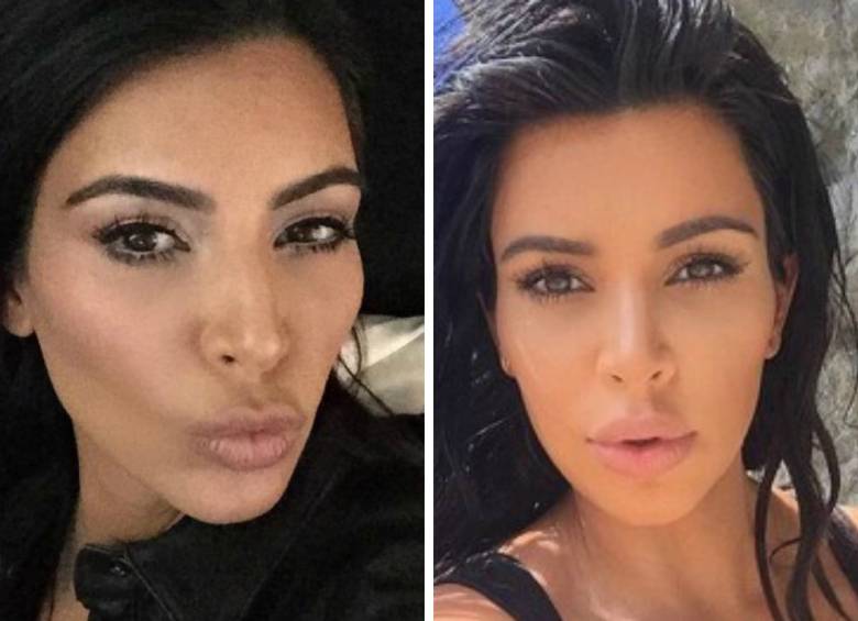 Kim Kardashian sabe que la diferencia entre ambos gestos es la apertura de la boca, la tensión en el rostro y la expresión en la mirada. FOTO: CORTESÍA.