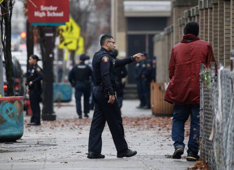 Tiroteo en Jersey. FOTO: AFP