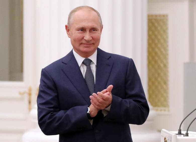 El presidente ruso, Vladimir Putin, felicitó este martes a Joe Biden por su victoria en las elecciones presidenciales. FOTO GETTY