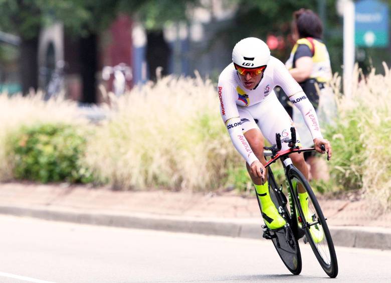 Jhonatan Restrepo, corredor del Katusha, viene de ser 84° en la Vuelta al País Vasco. FOTO CORTESÍA Luis Barbosa