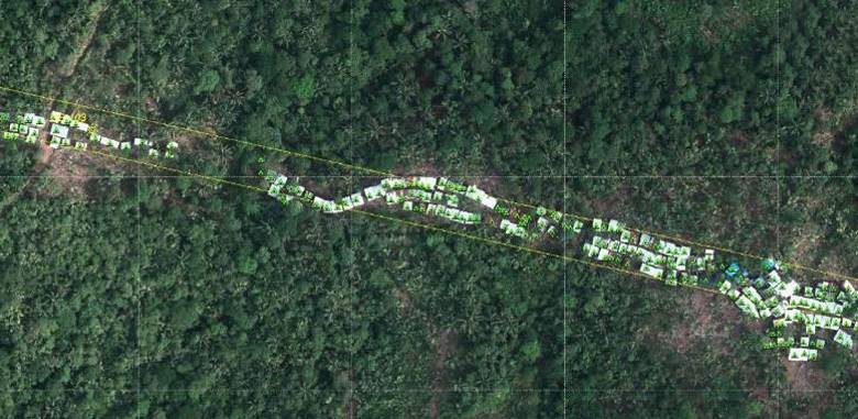 Tras anunciar inversiones, mil viviendas se construyeron alrededor del trayecto por donde se instalaría la línea. FOTO Cortesía Celsia