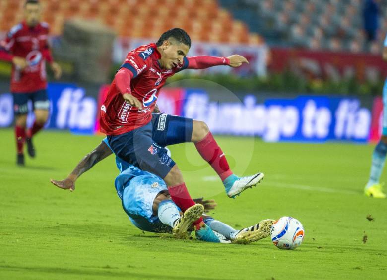 Daniel Cataño mostró buen nivel en el partido que el Medellín le ganó 2-0 a Jaguares en el Atanasio. FOTO Juan Antonio Sánchez