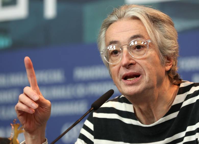 Luis Ospina durante una rueda de prensa del 69° Festival Internacional de Cine de Berlín (Alemania), en febrero de 2019. FOTO efe