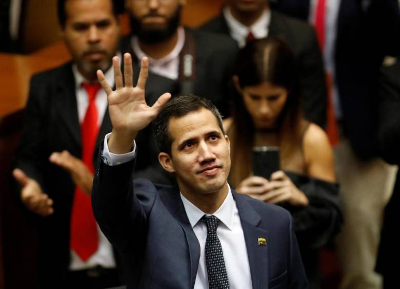 Juan Guaidó, el joven diputado que asume hoy el mando de la Cámara en el Parlamento de Venezuela. Foto Reuters