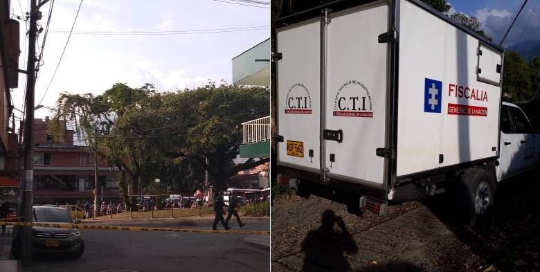 Los homicidios en Boston y Barbosa. FOTO CORTESÍA GUARDIANES ANTIOQUIA