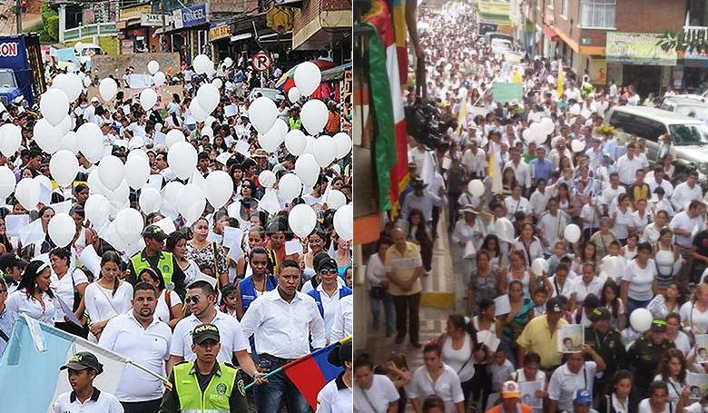 El país continúa manifestándose contra los actos de violencia que involucran a menores de edad. FOTO COLPRENSA