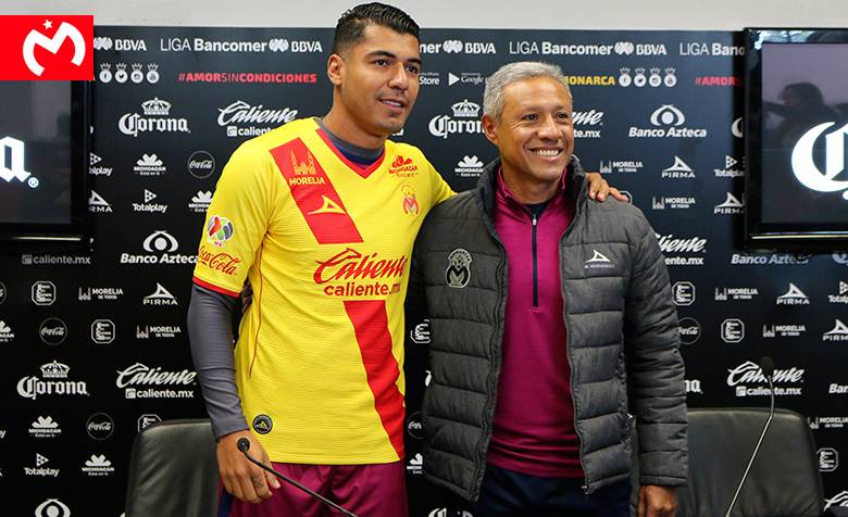 El artillero Jéfferson Duque fue presentado como nuevo jugador del Morelia, club del fútbol mexicano. FOTO: TOMADA DE MONARCAS
