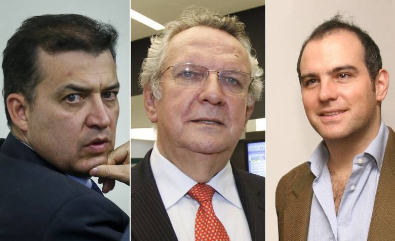 Juan Carlos Ortiz, Rodrigo Jaramillo y Tomás Jaramillo. FOTO ARCHIVO 