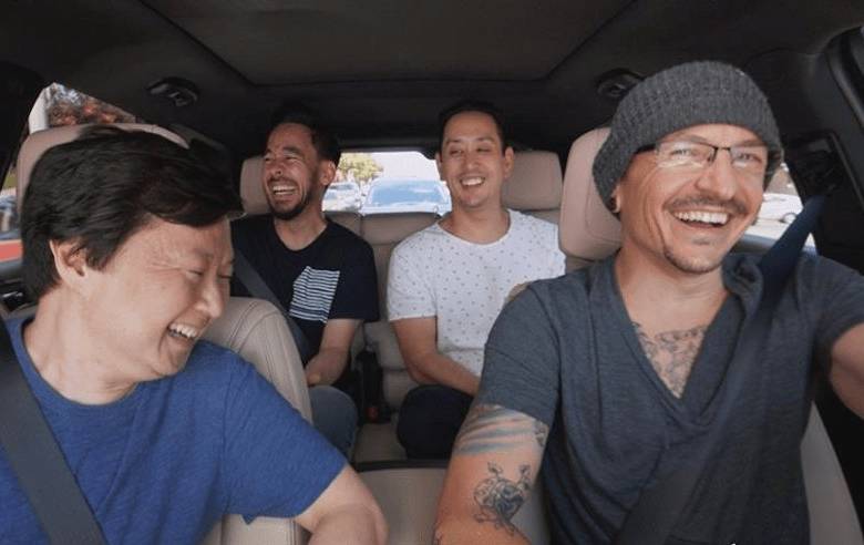 El 14 de julio de este año la banda había compartido una imagen en Twitter sobre su participación junto al actor Ken Jeong en el popular segmento Carpool Karaoke de James Corden. FOTO: Pantallazo