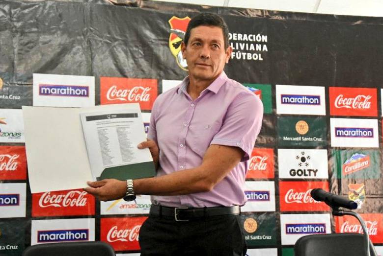 El entrenador Mauricio Soria convocó a 30 jugadores para la doble jornada de Eliminatorias. FOTO TOMADA DE TWITTER @fbf_oficial
