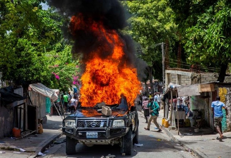 Según reportes oficiales, en cinco meses se han registrado al menos 307 muertes en hechos violentos en Haití. FOTO Twitter @informe56rd