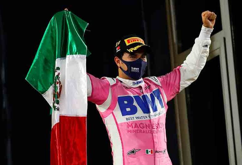 El mexicano Sergio Pérez buscará un buen resultado este domingo en el Gran Premio de Abu Dabi. FOTO EFE