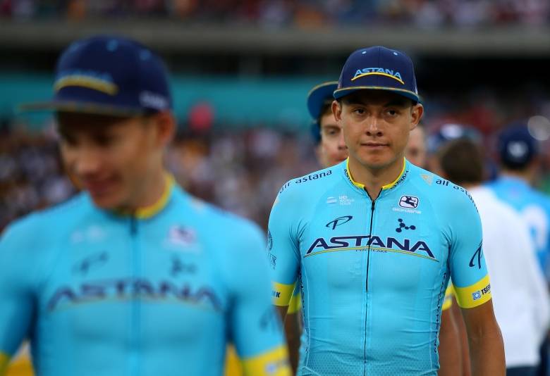 Rodrigo Contreras corrió este año su primera vuelta de tres semanas: el Giro de Italia. FOTO ASTANA