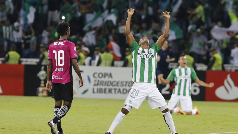 Berrío aportó goles decisivos y fue una de las figuras de Atlético Nacional en la Copa Libertadores. FOTO JUAN ANTONIO SÁNCHEZ