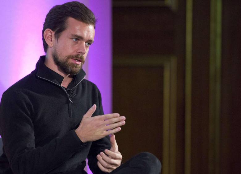 Jack Dorsey presentó Square en Londres. FOTO AFP