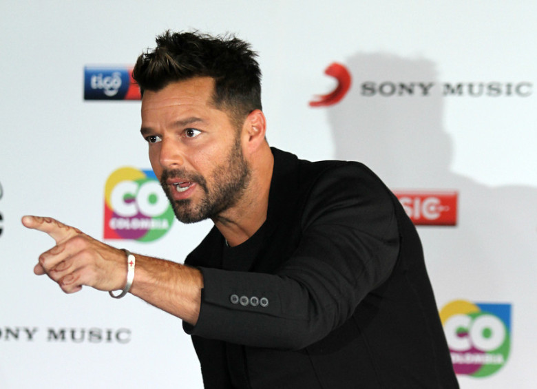 Ricky Martin volvió a Colombia a presentar su nuevo disco, ‘A quien quiera escuchar’. FOTO COLPRENSA