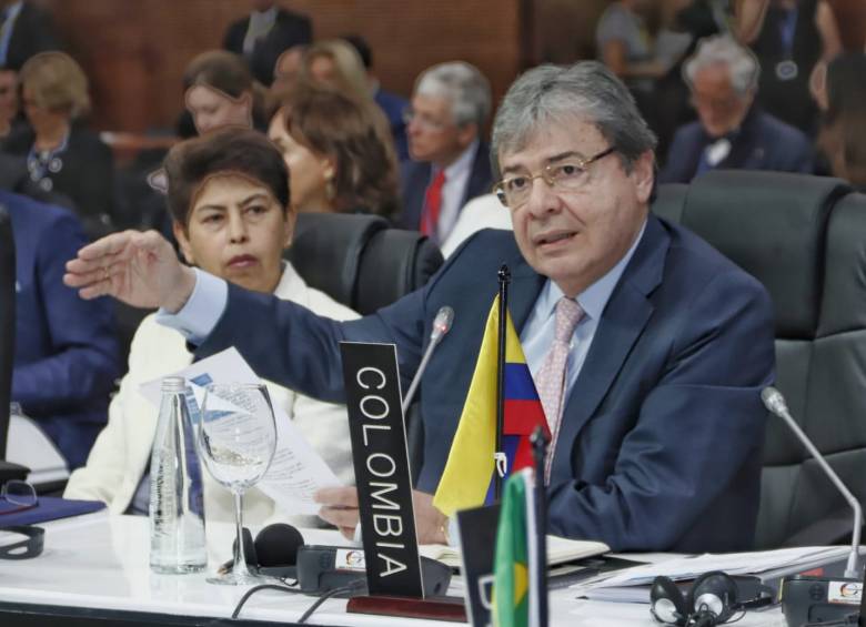 El canciller de Colombia, Carlos Holmes Trujillo, desarrollará una gira por Washington y Nueva York. Foto: Colprensa