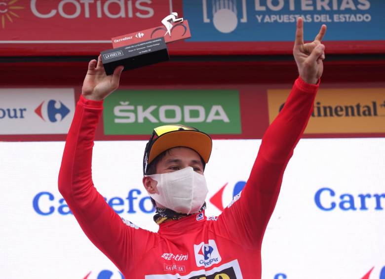 Roglic, campeón virtual de la Vuelta a España. FOTO EFE