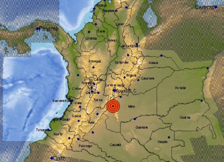 Según el primer reporte preliminar del Servicio Geológico Colombiano (SGC) el primero tuvo una magnitud de 6,2 con epicentro en Mesetas con una profundidad superficial (menor de 70 kilómetros).