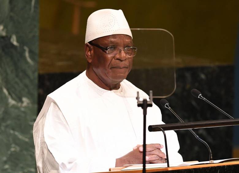 Ibrahim Boubacar Keita, presidente de Mali. FOTO AFP