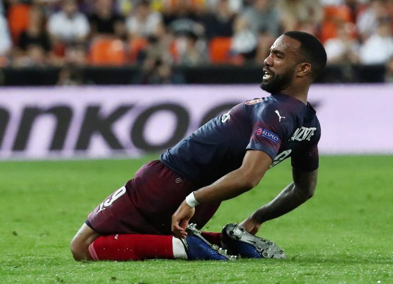 Alexandre Lacazette, otro de los jugadores que se convirtió en héroe con su actuación. FOTO reuters 