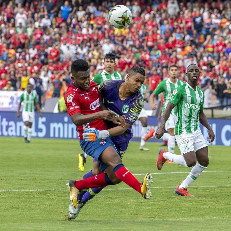Elvis Perlaza llegó constantemente el arco defendido por José Cuadrado. Foto Juan Antonio Sánchez O