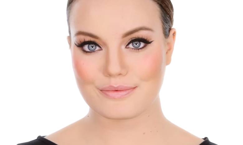 Lotte Williams fue la modelo que participó en este tutorial gracias a su parecido con la cantante. FOTO Youtube/lisaeldridge