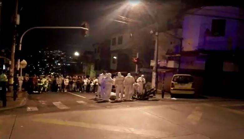 Los accidentes ocurrieron a altas horas de la madrugada en jurisdicción de la comuna 4 (Aranjuez). FOTO CAPTURA DE VIDEO (CORTESÍA)