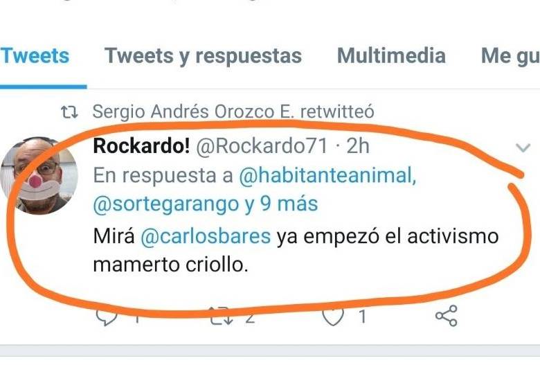 Retuit del secretario de Medio Ambiente de Medellín, que dice se debió a un hackeo. FOTO CAPTURA DE PANTALLA