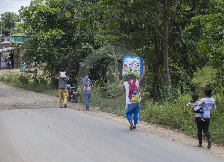La Defensoría realiza constantemente censos de desplazados en Catatumbo, para verificar la crisis. FOTO Archivo Julio Herrera