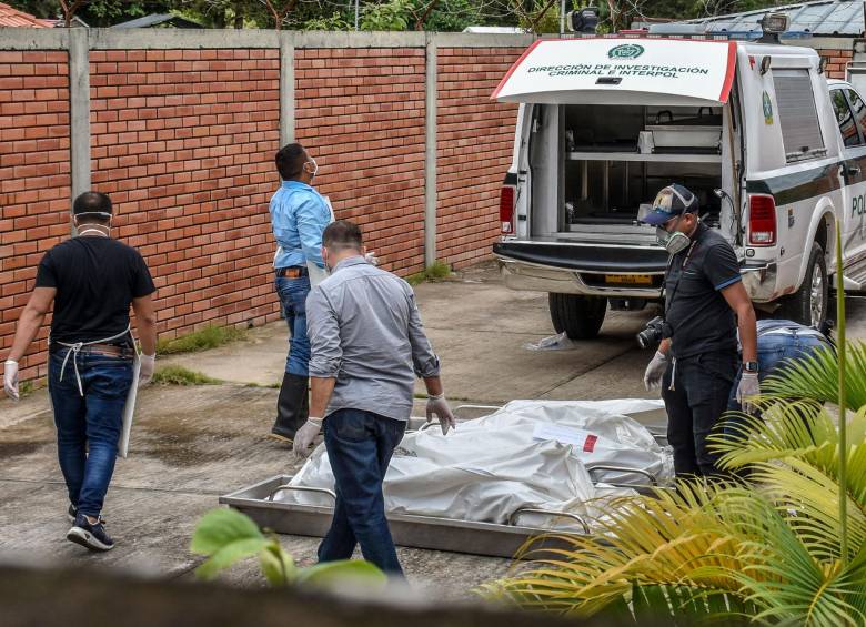 El 22 de agosto se presentó una masacre en Arauca capital, cerca de la frontera con Venezuela. El hecho acabó con la vida de cinco personas y se desconoce quiénes fueron sus autores. FOTO AFP